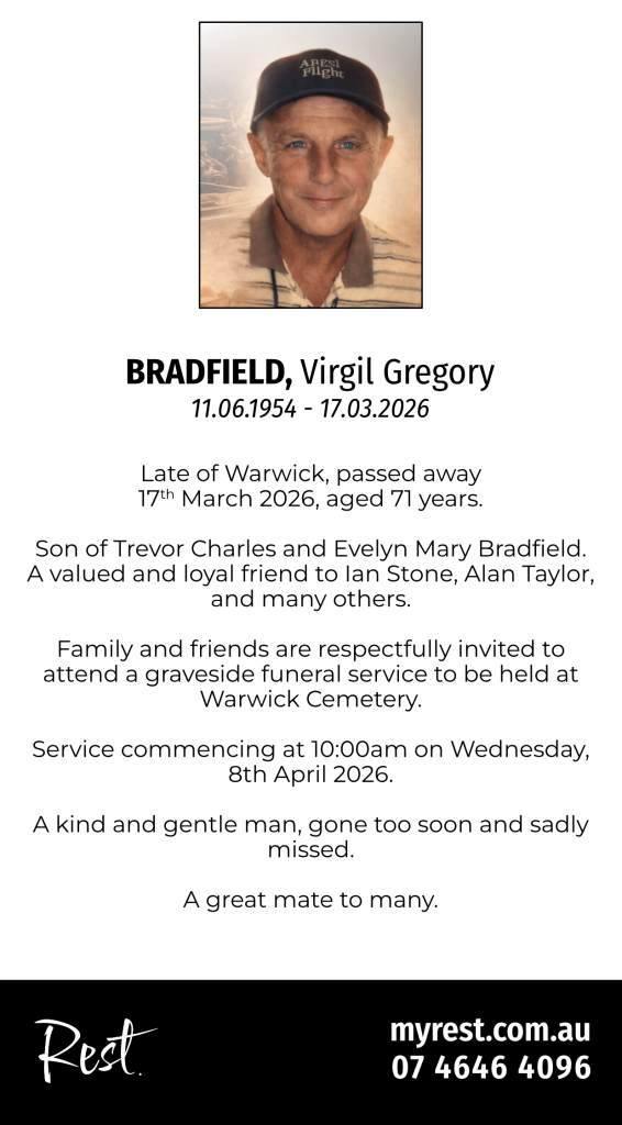 BRADFIELD, Virgil Gregory